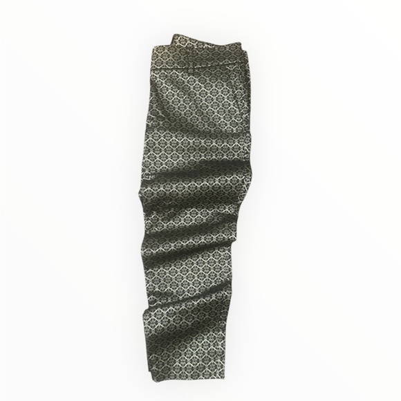Ann Taylor Metallic Foil Dress‎ Pants Petite 2 - Picture 1 of 10